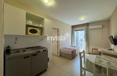 Flat com 1 quarto à venda no Gonzaga, Santos 