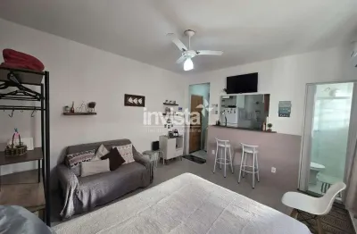 Apartamento com 1 quarto à venda no José Menino, Santos 