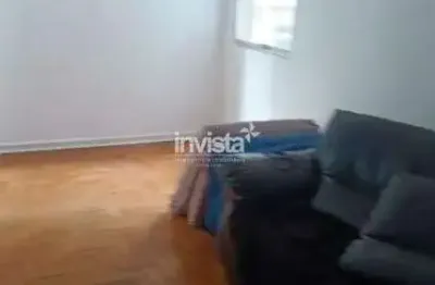 Apartamento com 1 quarto para alugar no José Menino, Santos 
