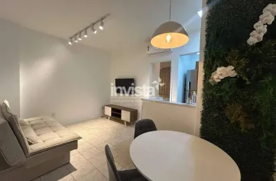 Apartamento com 1 quarto para alugar no Embaré, Santos 