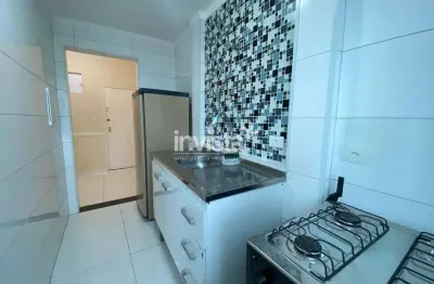 Semi mobiliado de um dormitório de frente a praia no josé menino