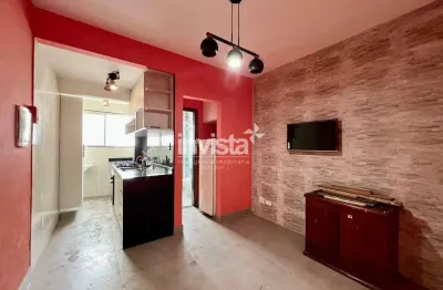 Apartamento com 1 quarto para alugar no Ponta da Praia, Santos 