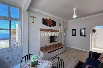 Apartamento com 1 quarto para alugar no Gonzaga, Santos 