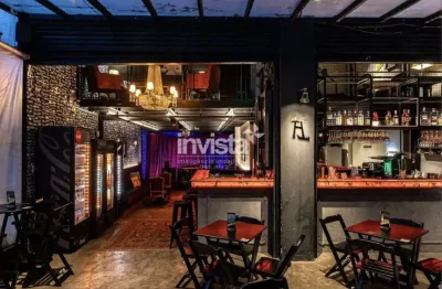 Ponto comercial operação ativa à venda ou locação – pizza bar no gonzaga, santos/sp
