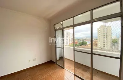 Apartamento com 2 quartos para alugar no Embaré, Santos 