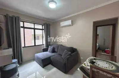 Apartamento mobiliado no coração do gonzaga em santos!