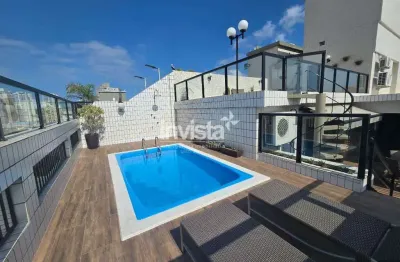 Cobertura com 3 quartos à venda no Ponta da Praia, Santos 