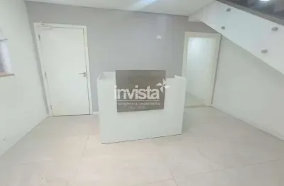 Sobrado comercial para alugar no bairor do josé menino em santos!