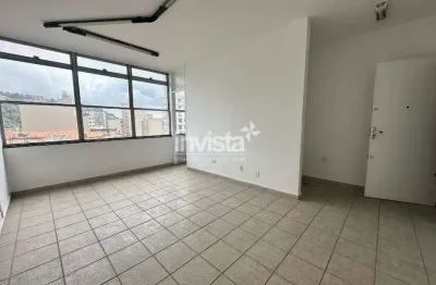 Sala comercial para alugar no Centro, Santos 