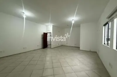 Sala comercial para alugar na Vila Mathias, Santos 