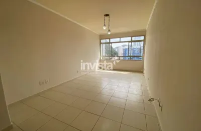 Apartamento com 2 quartos para alugar no José Menino, Santos 