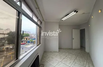 Sala comercial para alugar na Aparecida, Santos 