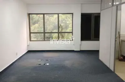 Conjunto comercial para alugar no centro de santos – 87,98 m², 1 quarto, 2 salas e 2 banheiros