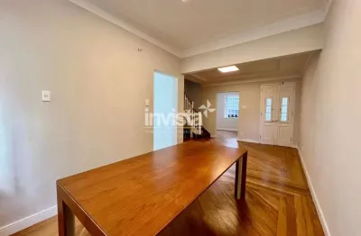 Casa com 3 quartos para alugar no Embaré, Santos 