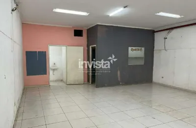 Ponto comercial para alugar na Vila Mathias, Santos 