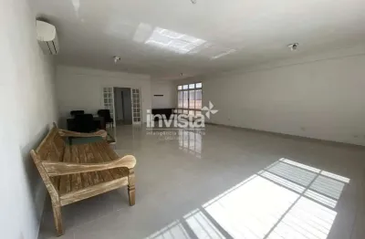 Casa com 3 quartos para alugar no Ponta da Praia, Santos 