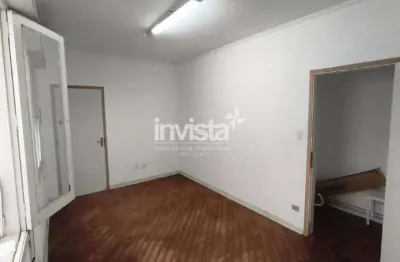 Sala comercial para alugar no Gonzaga, Santos 