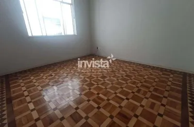 Apartamento 2 quartos para aluguel embaré, santos | 1 vaga, sem elevador