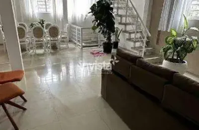 Casa com 3 quartos para alugar na Vila Mathias, Santos 