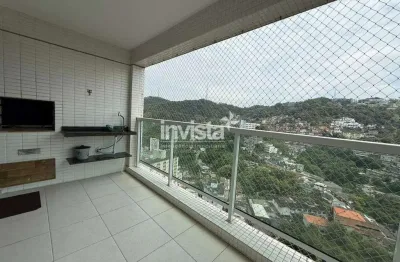 Apartamento 77 m² à venda no josé menino, santos – lazer completo e segurança 24h