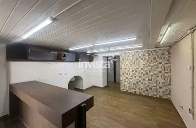 Ponto comercial para alugar na Vila Mathias, Santos 