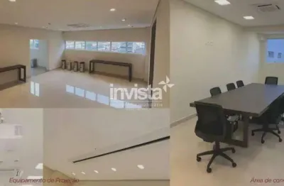 Sala comercial para alugar na Vila Mathias, Santos 
