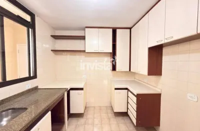 Apartamento com 3 quartos para alugar no Boqueirão, Santos 