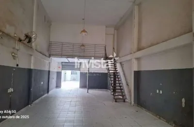 Barracão / Galpão / Depósito para alugar no Encruzilhada, Santos 
