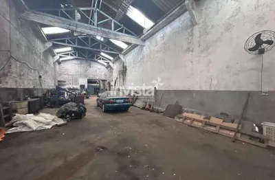 Barracão / Galpão / Depósito para alugar no Macuco, Santos 