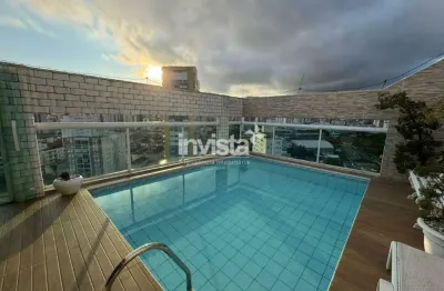 Cobertura com 4 quartos à venda no Embaré, Santos 