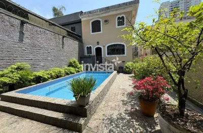 Casa com 4 quartos à venda no José Menino, Santos 