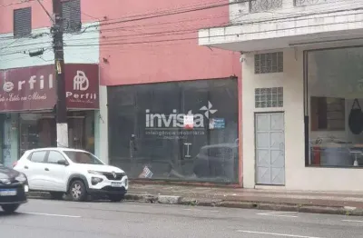 Ponto comercial para alugar no Encruzilhada, Santos 