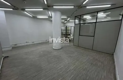 Sala comercial para alugar no Centro, Santos 