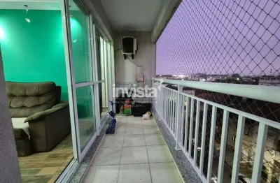 Apartamento com 1 quarto à venda na Vila Mathias, Santos 