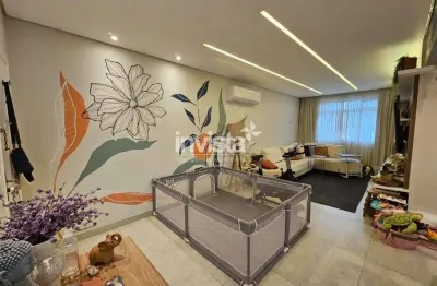 Apartamento 2 dormitórios com suíte, 88,40 m², vila belmiro – santos