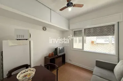Apartamento com 1 quarto à venda no Embaré, Santos 