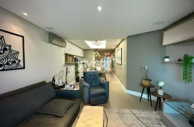 Apartamento à venda em embaré, santos – 3 quartos (1 suíte), frente, 2 vagas