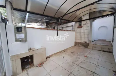 Casa com 2 quartos para alugar no Ponta da Praia, Santos 