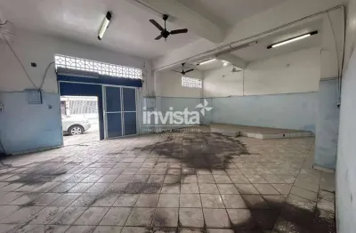 Ponto comercial para alugar no Macuco, Santos 