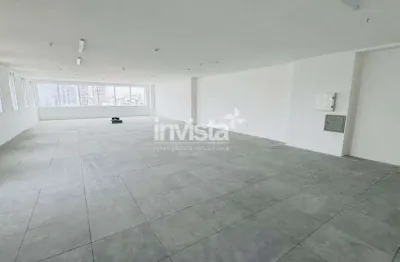 Sala comercial para alugar no Gonzaga, Santos 