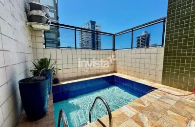 Cobertura com 3 quartos à venda no Embaré, Santos 