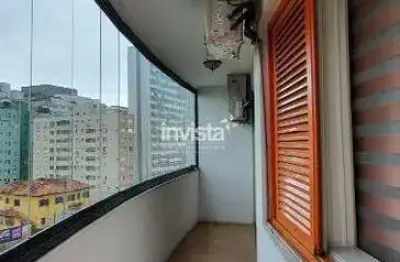 Apartamento com 2 quartos para alugar no José Menino, Santos 