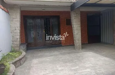 Casa com 3 quartos para alugar no Boqueirão, Santos 
