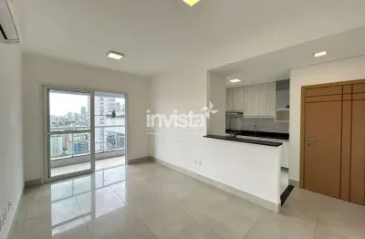 Apartamento com 2 quartos para alugar no Embaré, Santos 