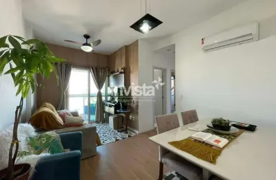 Apartamento com 2 quartos à venda no Estuário, Santos 