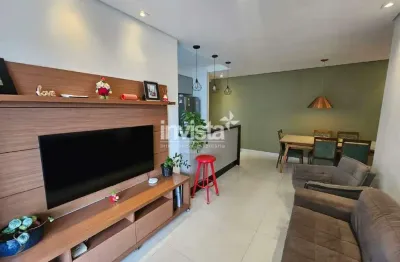 Apartamento com 3 quartos à venda no Estuário, Santos 