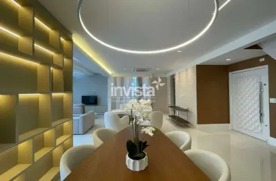 Cobertura com 5 quartos para alugar no Gonzaga, Santos 