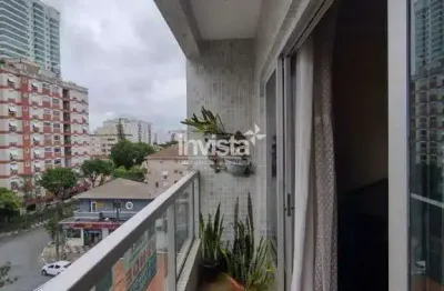 Apartamento com 2 quartos para alugar no Ponta da Praia, Santos 