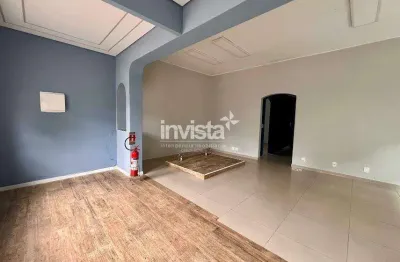 Casa com 3 quartos para alugar no Embaré, Santos 