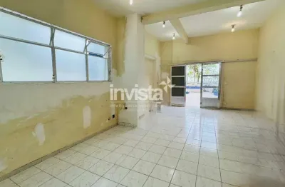 Ponto comercial para alugar no Pompéia, Santos 